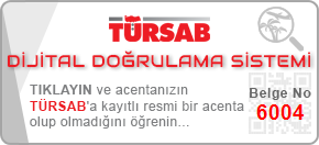 TÜRSAB Dijital Doğrulama Sistemi - Belge No: 6004